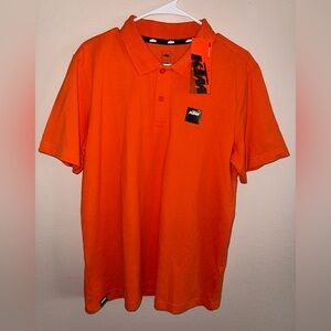 KTM Pure Racing Men's NWT Orange‎ Polo Shirt Motorcycle Dirt Bike size Large